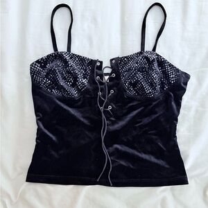 Y2K goth top